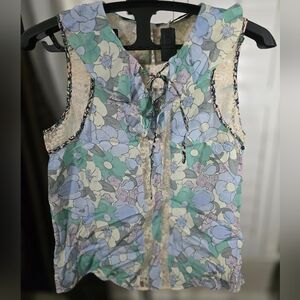 COACH floral print top